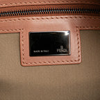 Fendi Zucchino Canvas Double Flap Shoulder Bag (SHG-LWyCwh)