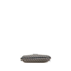 Fendi Zucchino Canvas Double Flap Shoulder Bag (SHG-j1ATF3)