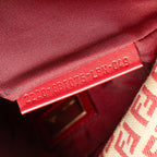 Fendi Zucchino Canvas Flap Crossbody (SHG-6lEiKI)