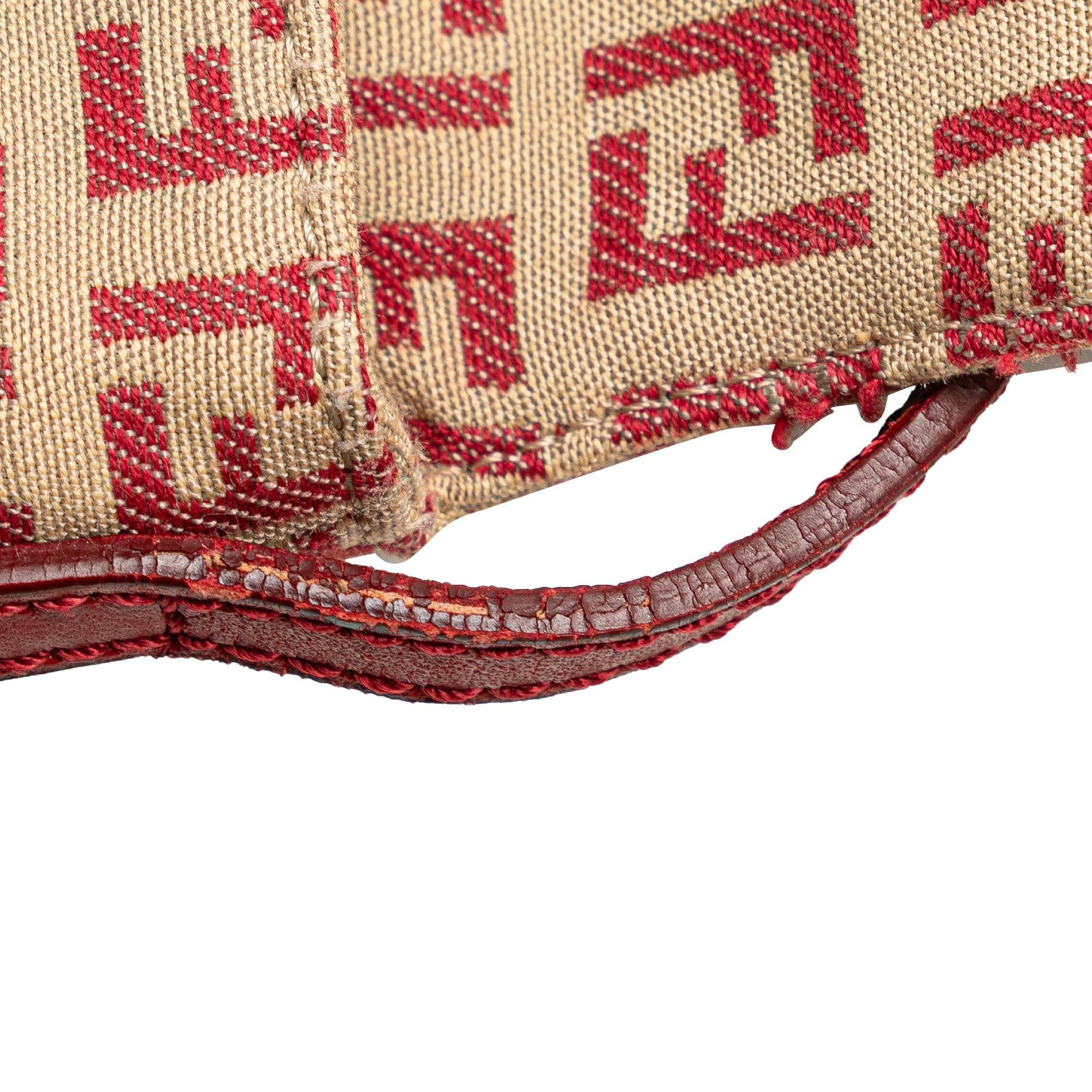 Fendi Zucchino Canvas Flap Crossbody (SHG-6lEiKI)