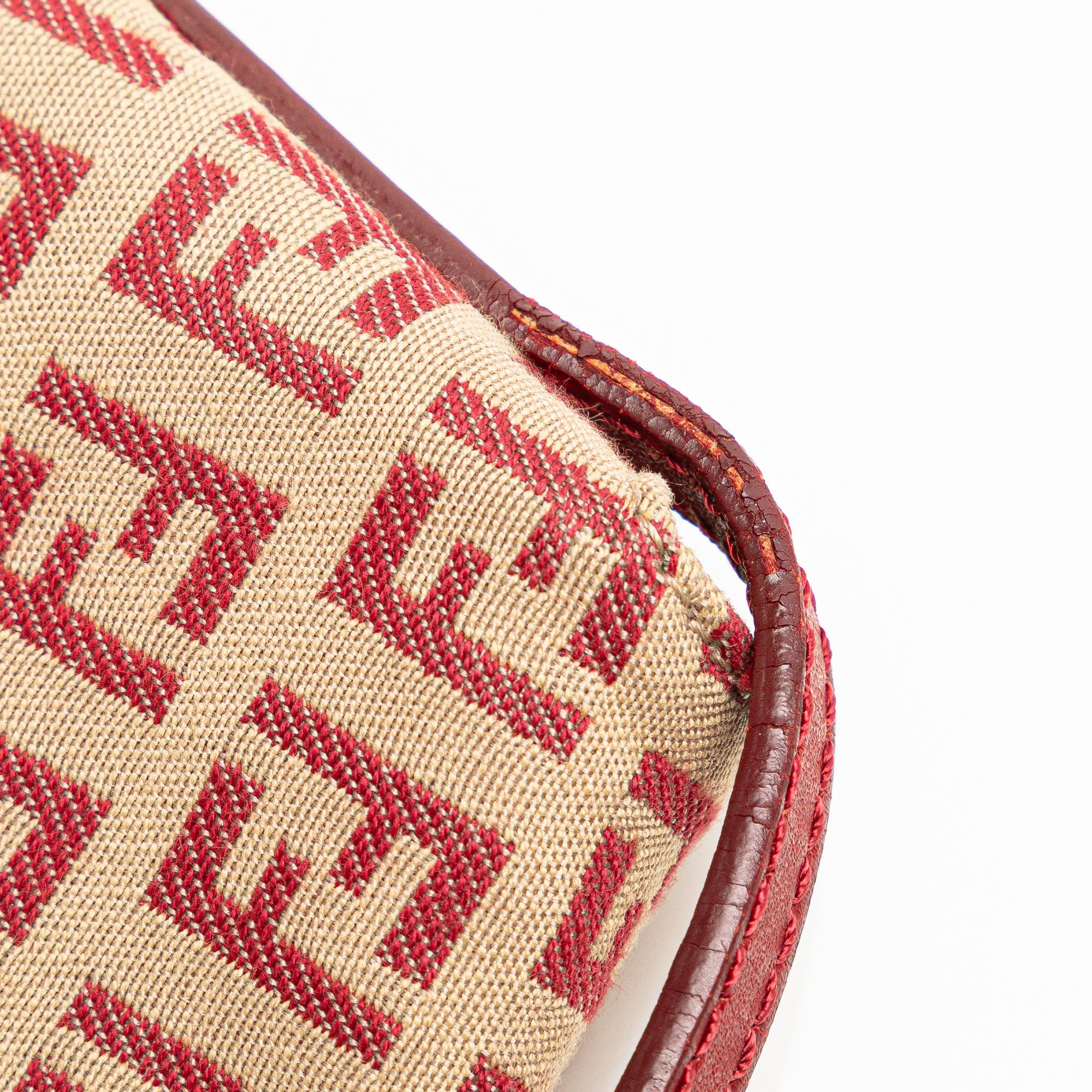 Fendi Zucchino Canvas Flap Crossbody (SHG-6lEiKI)