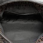 Fendi Zucchino Canvas Flap Shoulder Bag (SHG-lKn300)