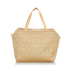 Fendi Zucchino Canvas Handbag (SHG-24517)