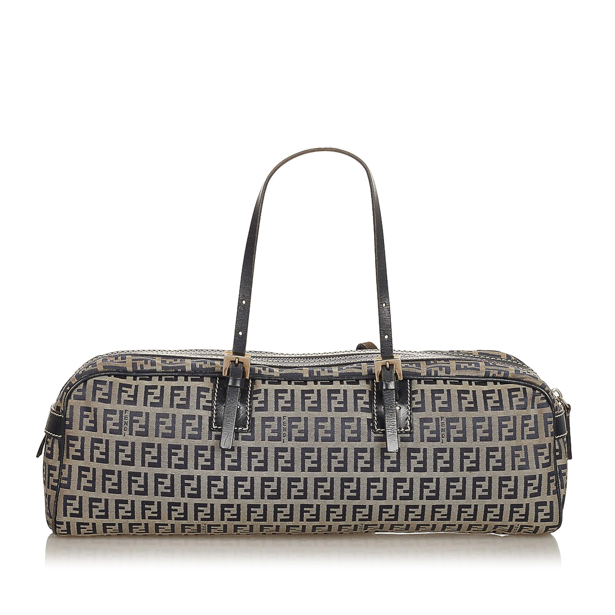 Fendi Zucchino Canvas Handbag (SHG-26238)