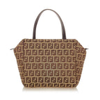 Fendi Zucchino Canvas Handbag (SHG-26432)