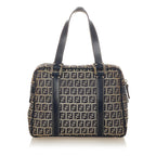 Fendi Zucchino Canvas Handbag (SHG-26622)
