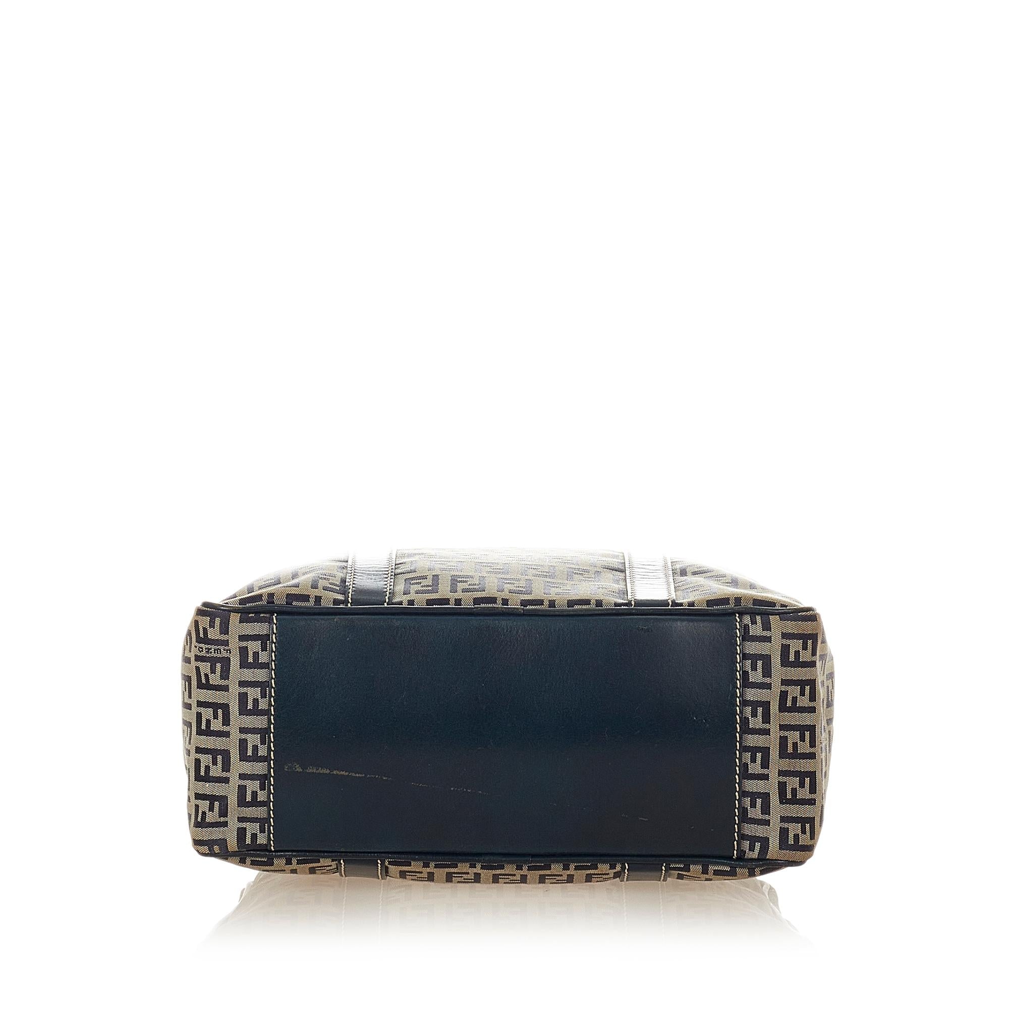 Fendi Zucchino Canvas Handbag (SHG-26622)