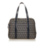 Fendi Zucchino Canvas Handbag (SHG-26622)