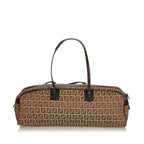 Fendi Zucchino Canvas Handbag (SHG-26783)
