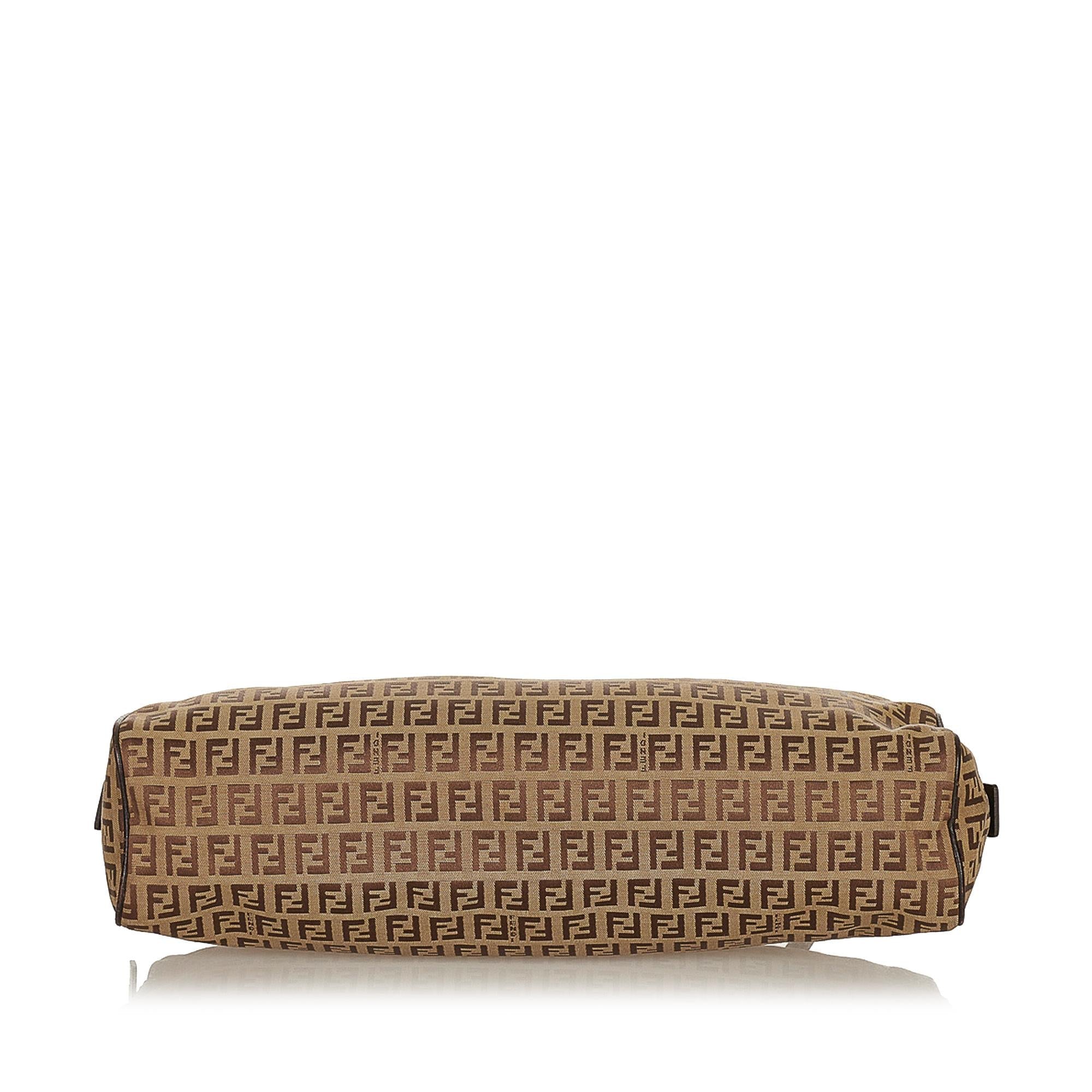 Fendi Zucchino Canvas Handbag (SHG-26783)