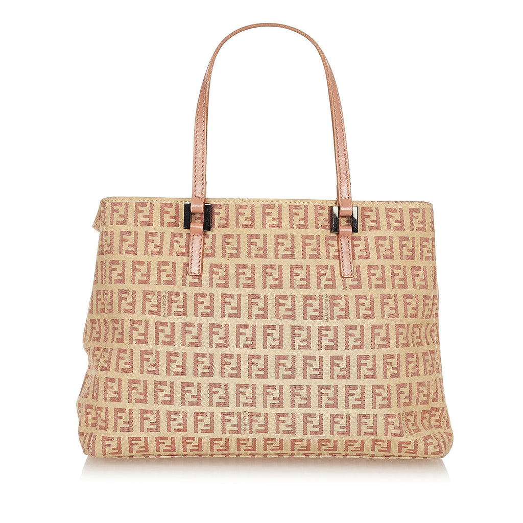 Fendi Zucchino Canvas Handbag (SHG-26834)