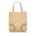 Fendi Zucchino Canvas Handbag (SHG-27279)