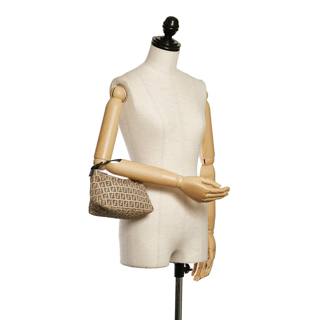 Fendi Zucchino Canvas Handbag (SHG-30841)