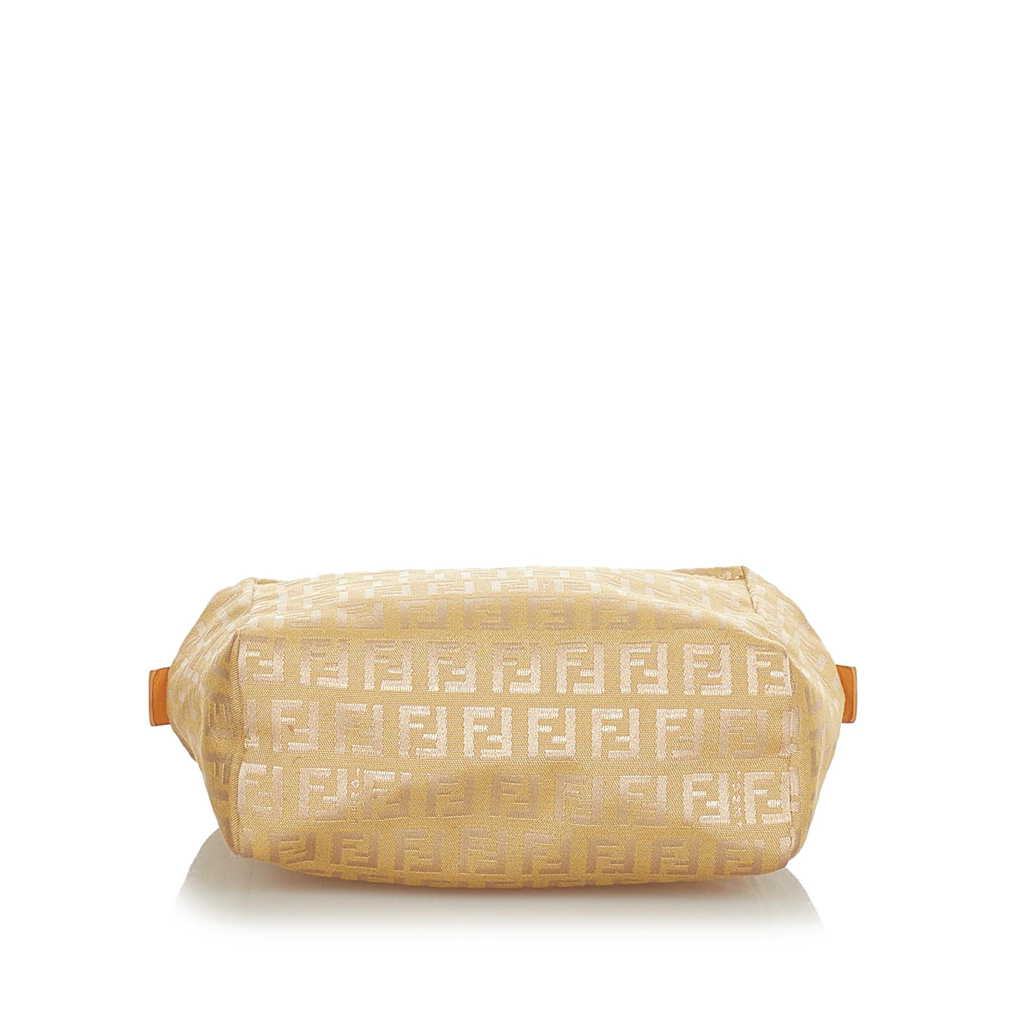 Fendi Zucchino Canvas Handbag (SHG-31864)