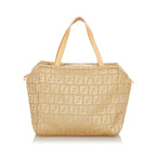 Fendi Zucchino Canvas Handbag (SHG-31864)