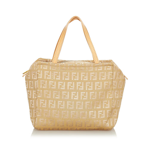 Fendi Zucchino Canvas Handbag (SHG-31864)