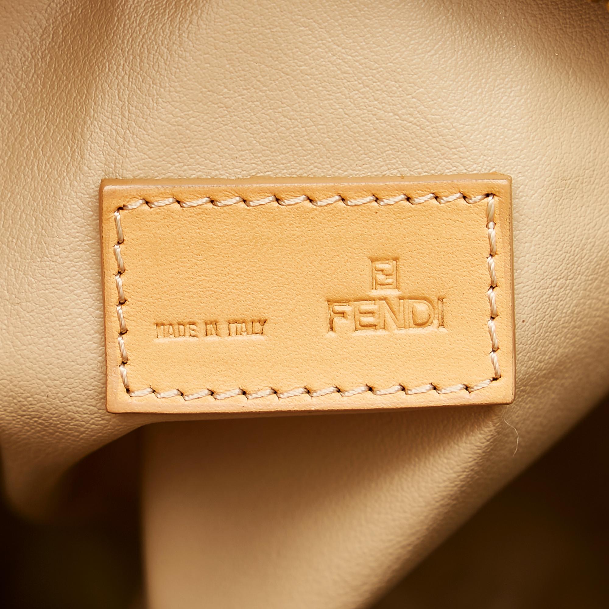 Fendi Zucchino Canvas Handbag (SHG-31864)