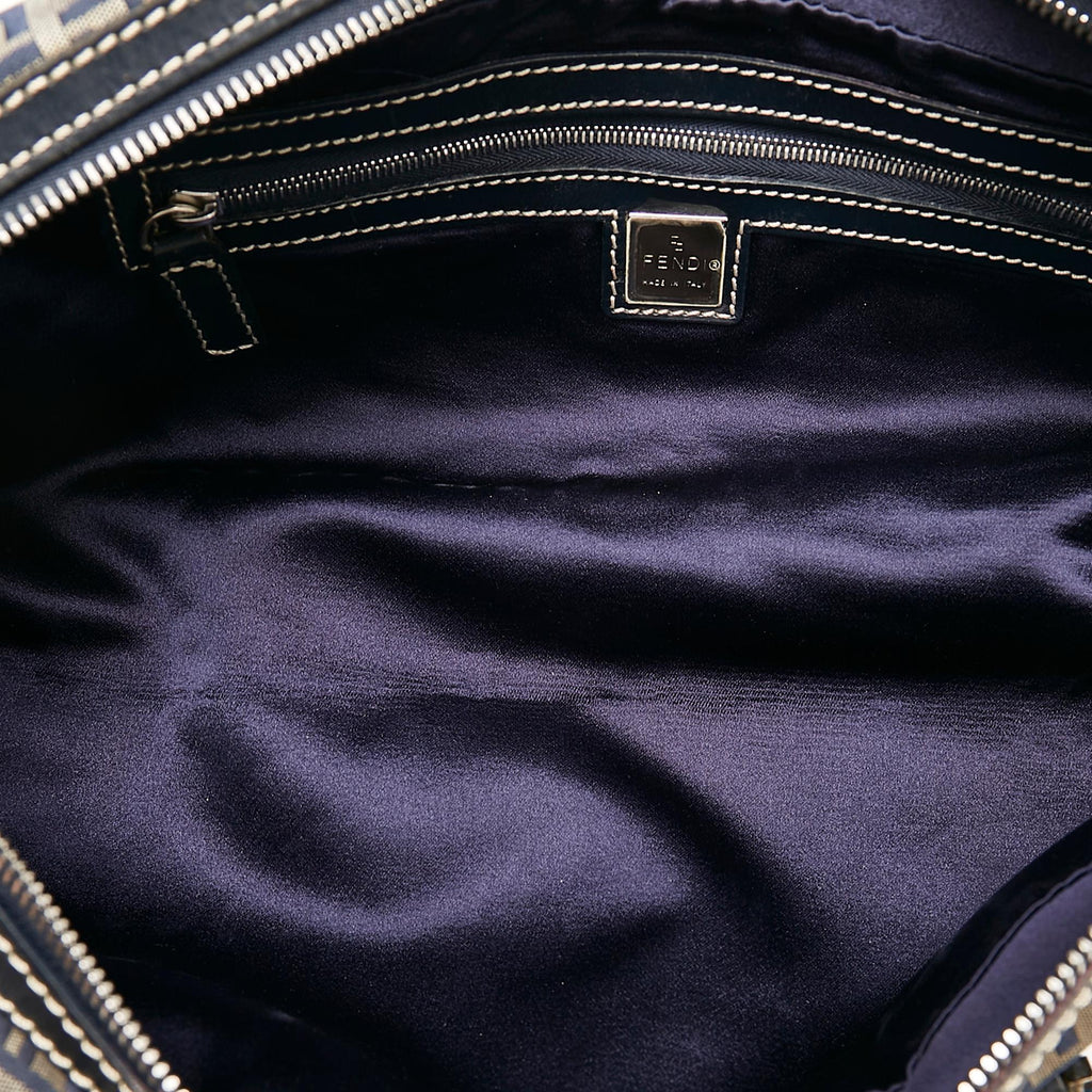 Fendi Zucchino Canvas Handbag (SHG-33440)