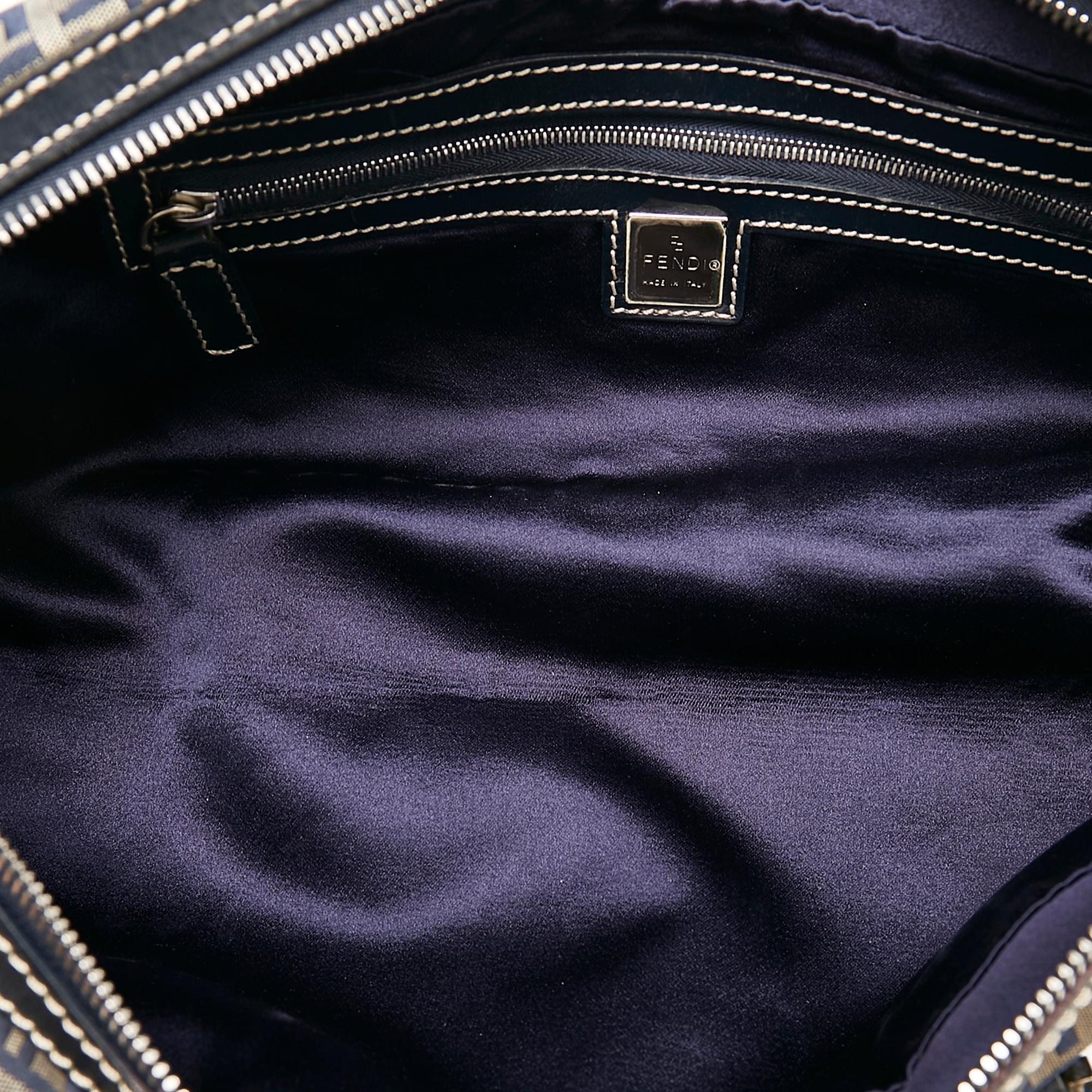 Fendi Zucchino Canvas Handbag (SHG-33440)