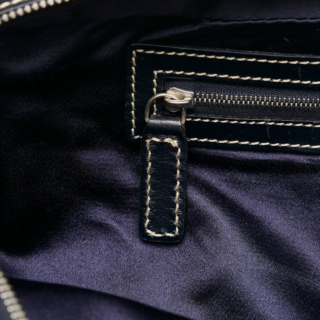 Fendi Zucchino Canvas Handbag (SHG-33440)