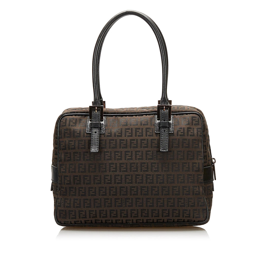 Fendi Zucchino Canvas Handbag (SHG-35931)