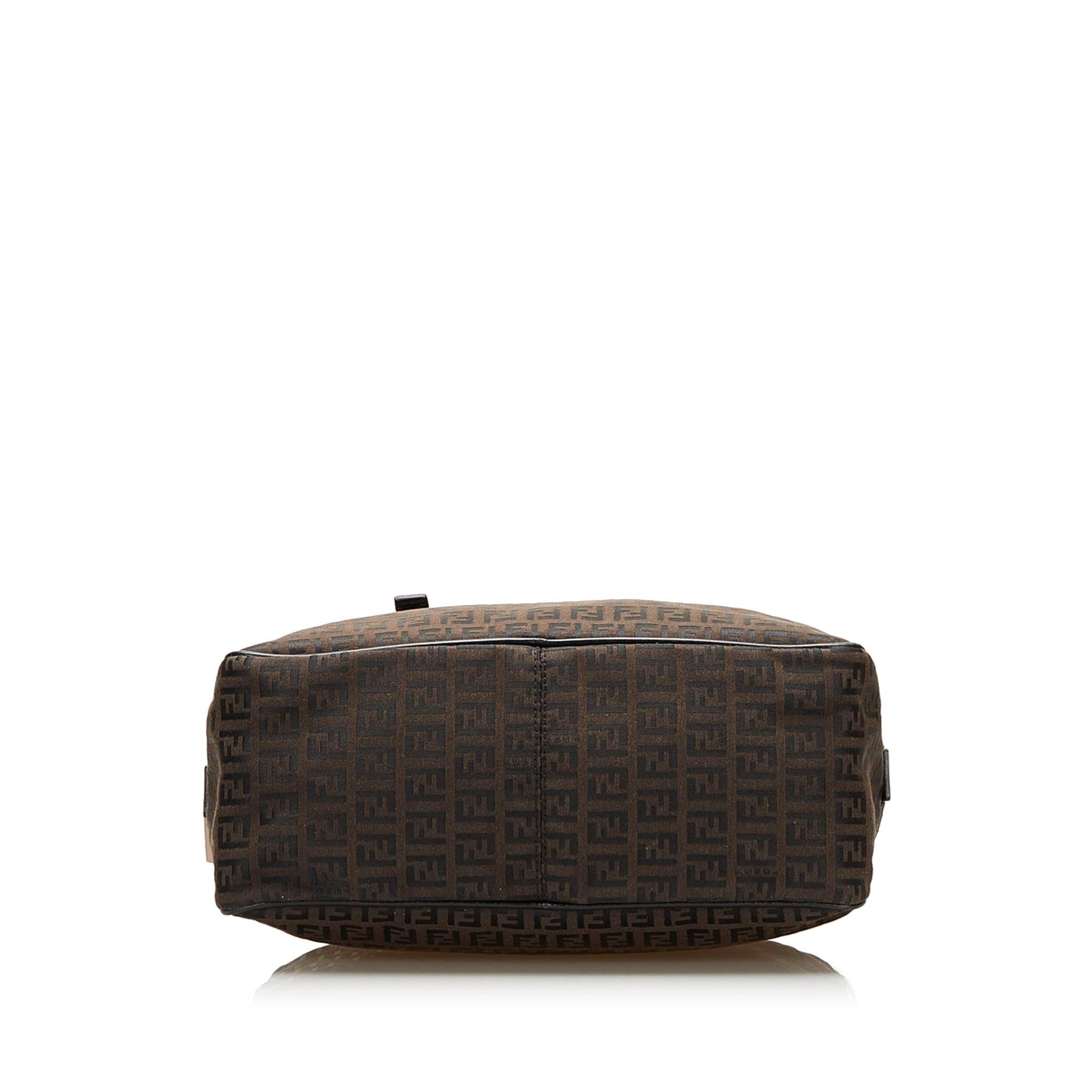 Fendi Zucchino Canvas Handbag (SHG-35931)