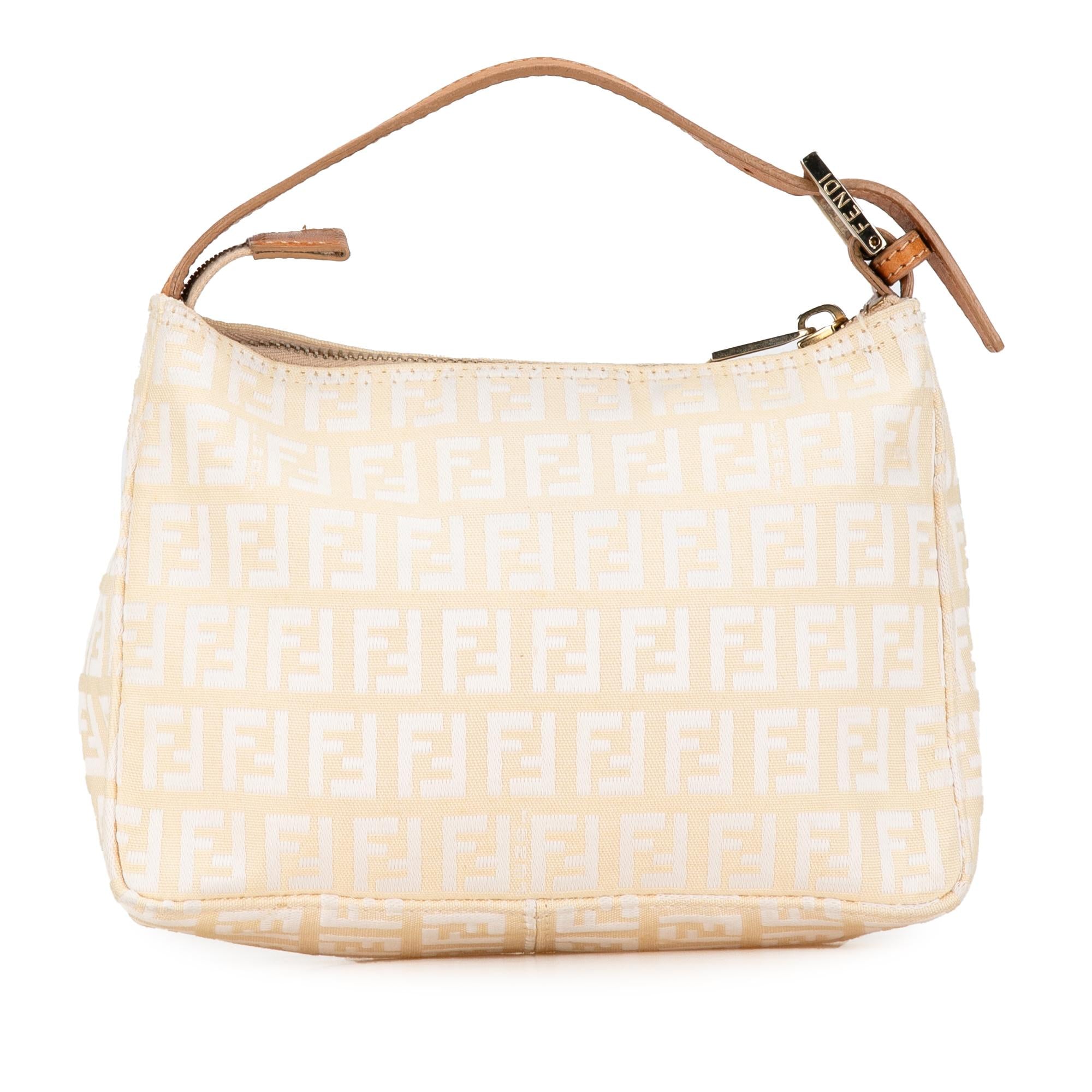 Fendi Zucchino Canvas Handbag (SHG-FmFpxQ)