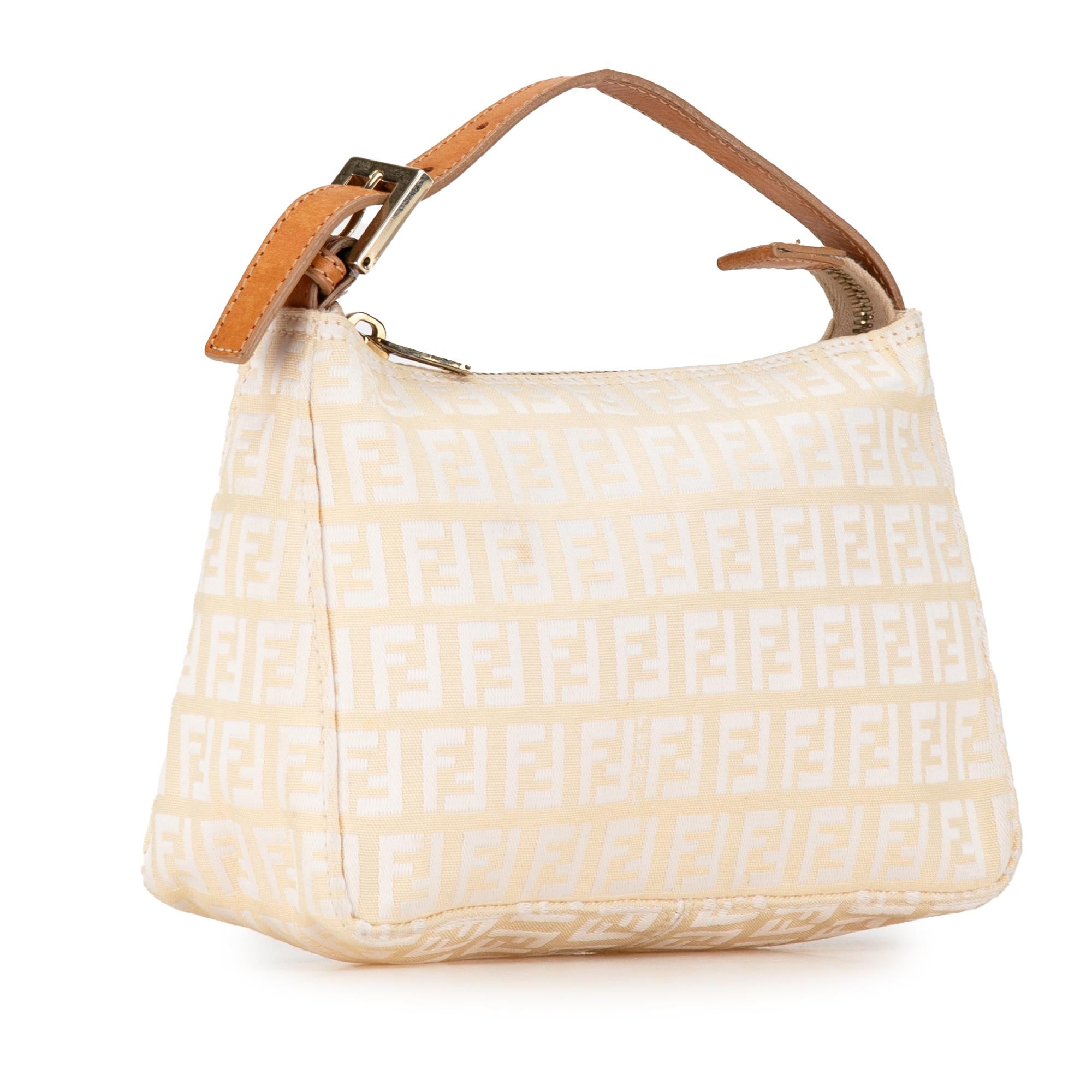 Fendi Zucchino Canvas Handbag (SHG-FmFpxQ)