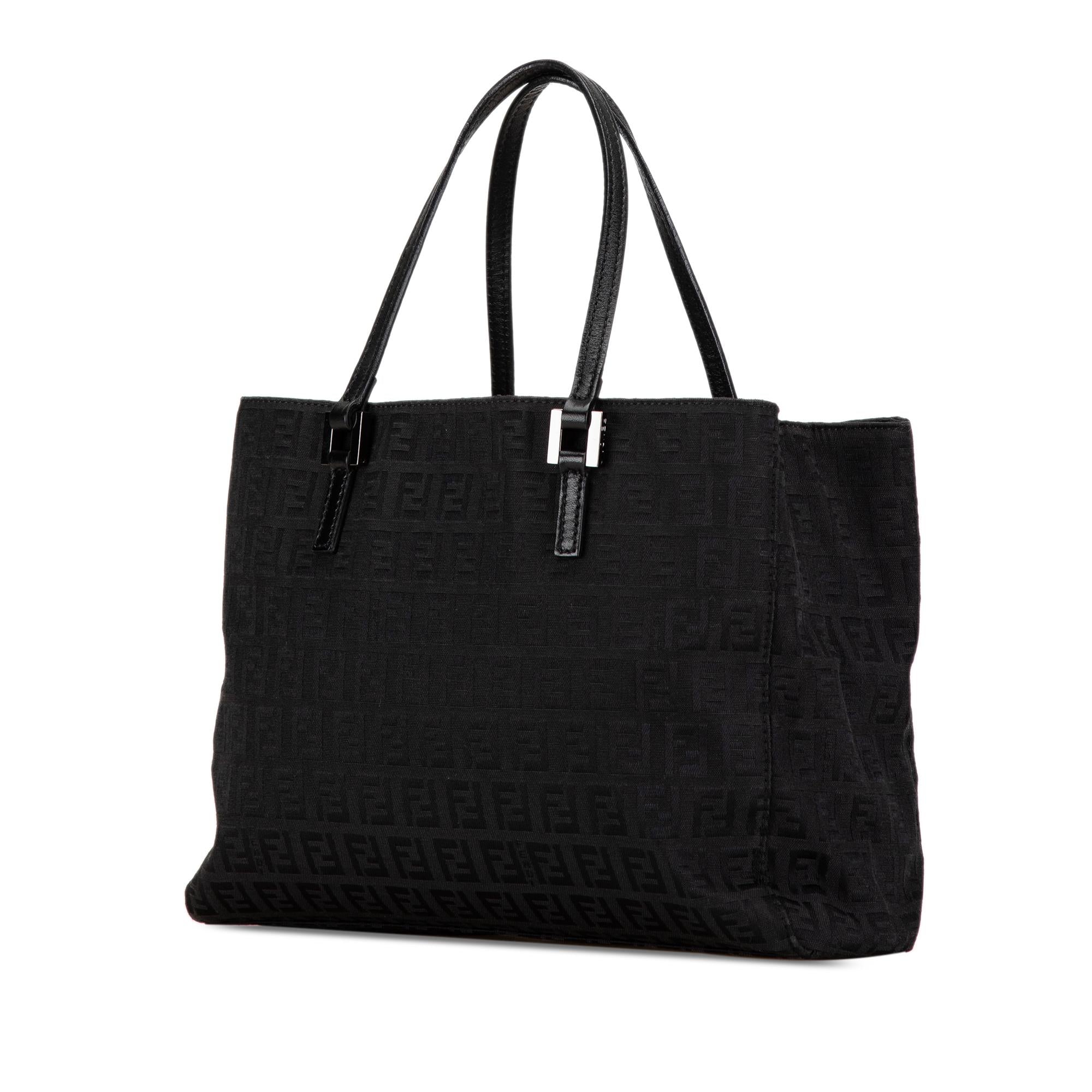 Fendi Zucchino Canvas Handbag (SHG-OL7yob)
