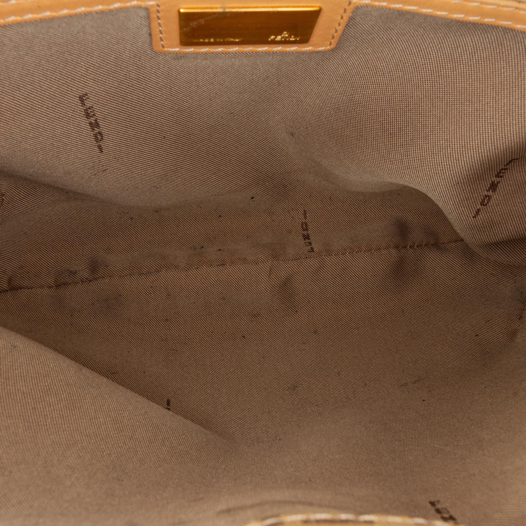 Fendi Zucchino Canvas Hobo