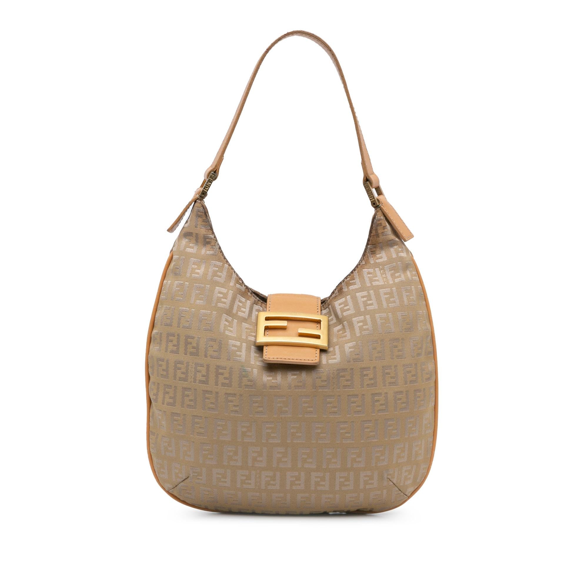 Fendi Zucchino Canvas Hobo