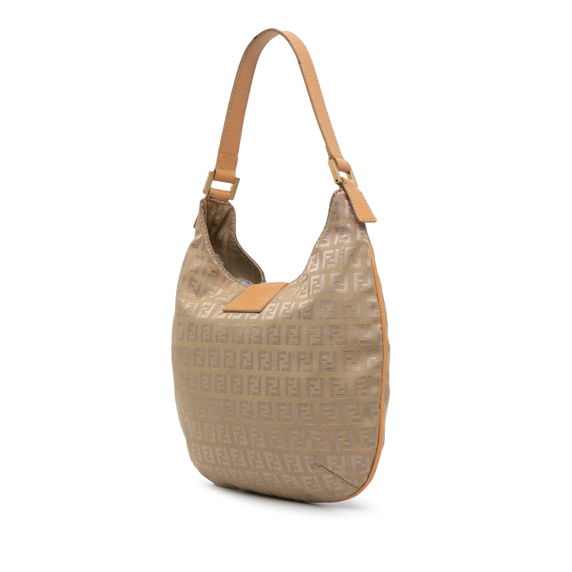 Fendi Zucchino Canvas Hobo