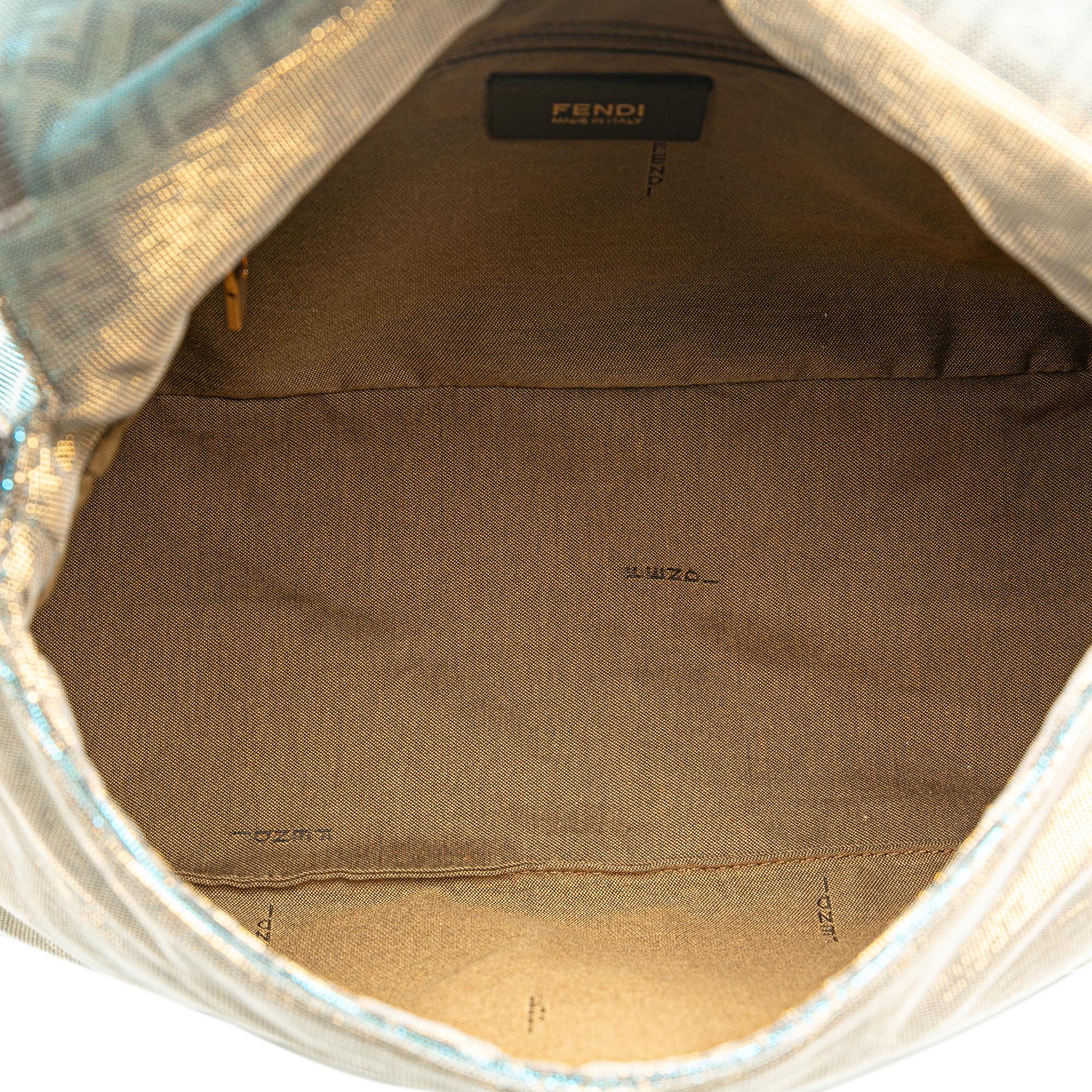 Fendi Zucchino Canvas Metallic Mamma Forever