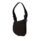 Fendi Zucchino Canvas Oyster Shoulder Bag (SHG-MyLE1w)