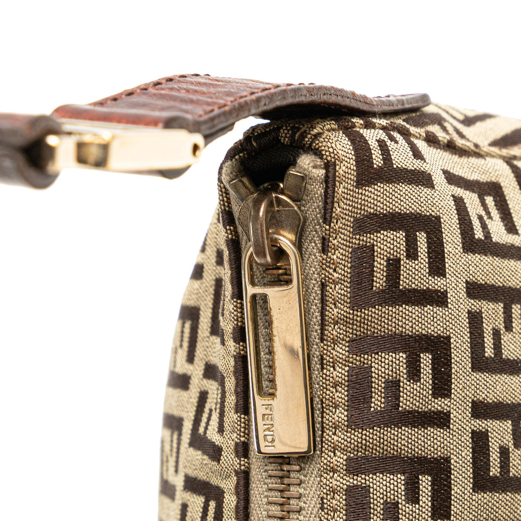 Fendi Zucchino Canvas Pochette (SHG-TSIgaH)