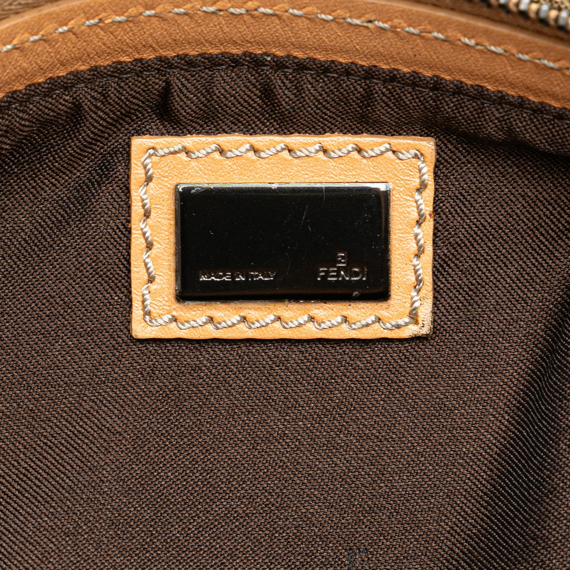 Fendi Zucchino Canvas Pochette (SHG-eEP5qB)