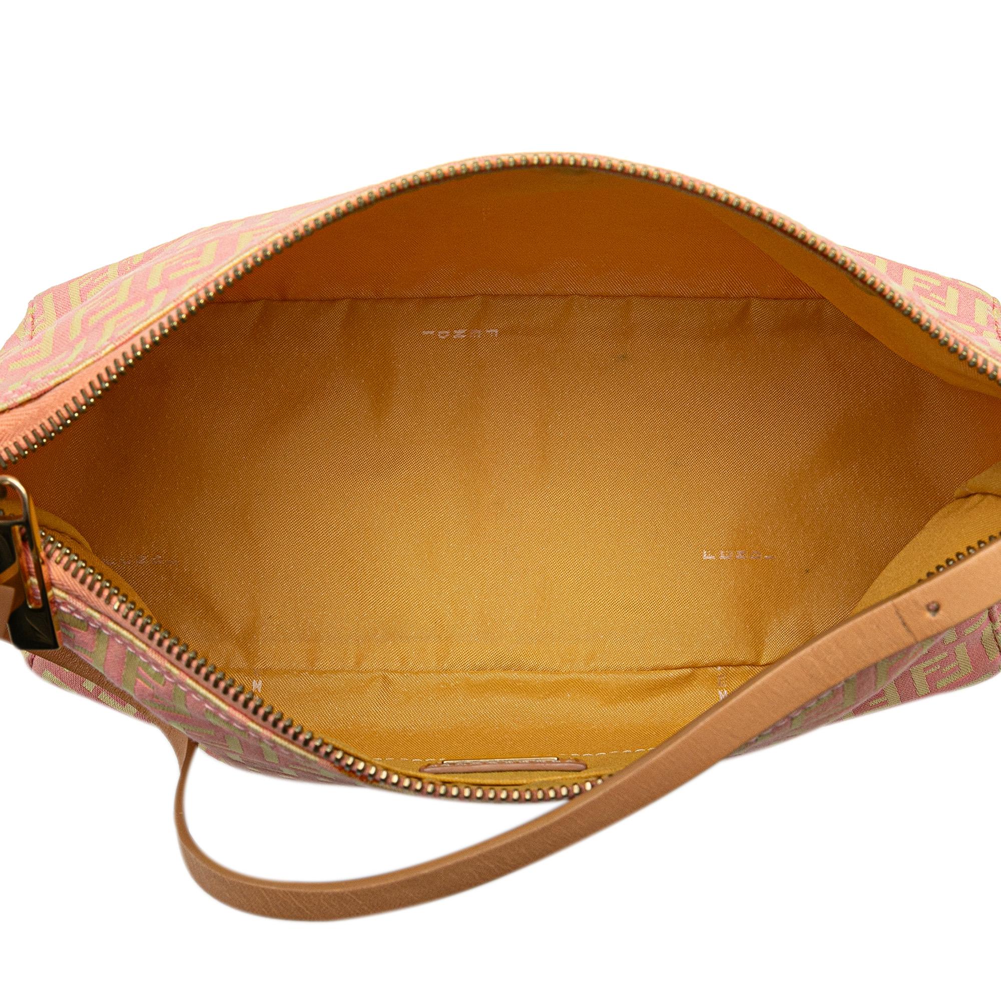 Fendi Zucchino Canvas Pochette (SHG-GpcOcy)