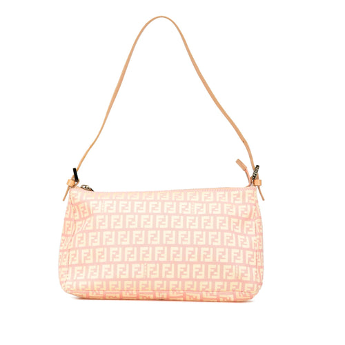 Fendi Zucchino Canvas Pochette (SHG-GpcOcy)