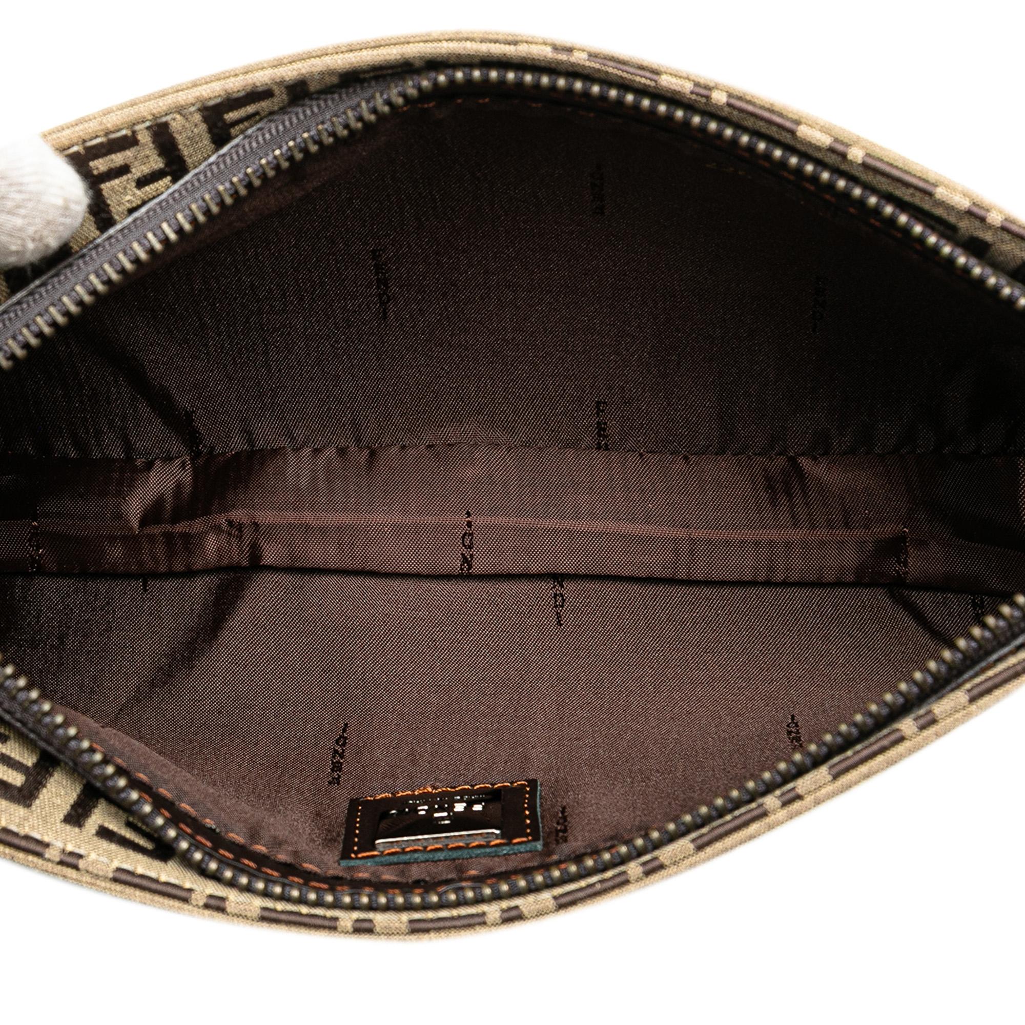 Fendi Zucchino Canvas Pochette