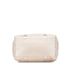 Fendi Zucchino Canvas Shine Bauletto Forever (SHG-bMkXTK)