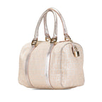 Fendi Zucchino Canvas Shine Bauletto Forever (SHG-bMkXTK)