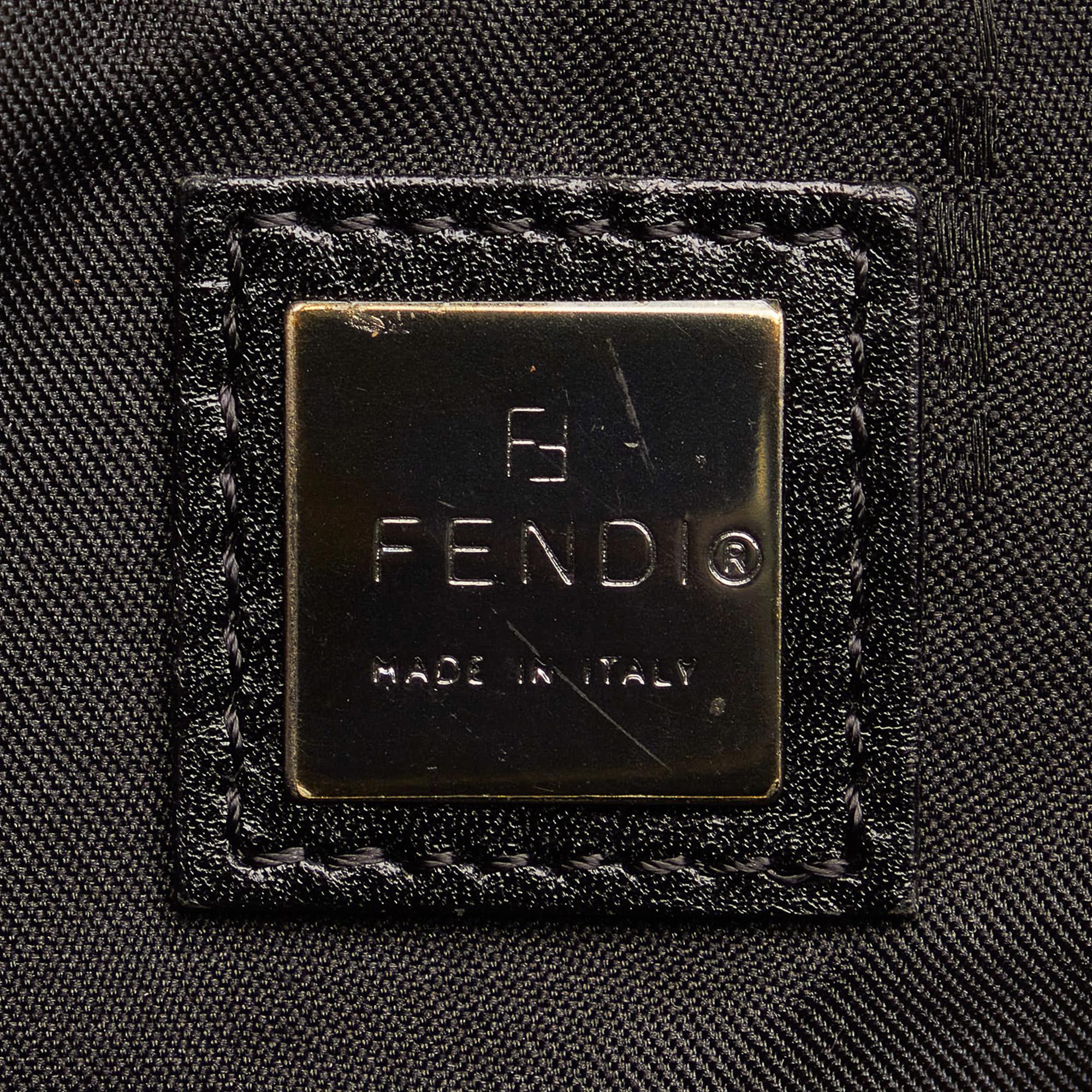 Fendi Zucchino Canvas Shoulder Bag (SHG-32070)