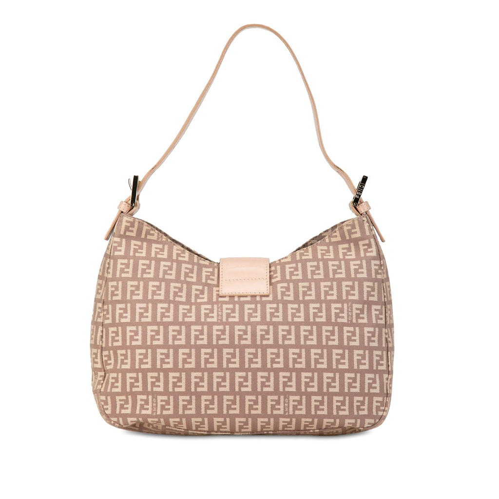 Fendi Zucchino Canvas Shoulder Bag (SHG-gZFHj2)