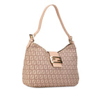 Fendi Zucchino Canvas Shoulder Bag (SHG-gZFHj2)