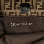 Fendi Zucchino Canvas Shoulder Bag (SHG-P19PFt)