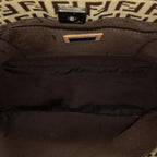 Fendi Zucchino Canvas Shoulder Bag (SHG-P19PFt)
