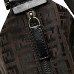 Fendi Zucchino Canvas Shoulder Bag (SHG-JdCSjr)