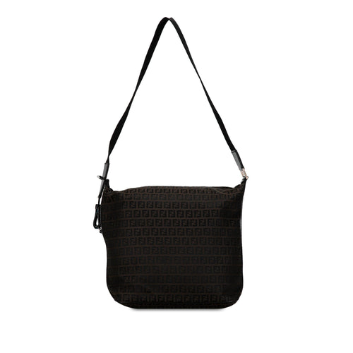 Fendi Zucchino Canvas Shoulder Bag (SHG-JdCSjr)