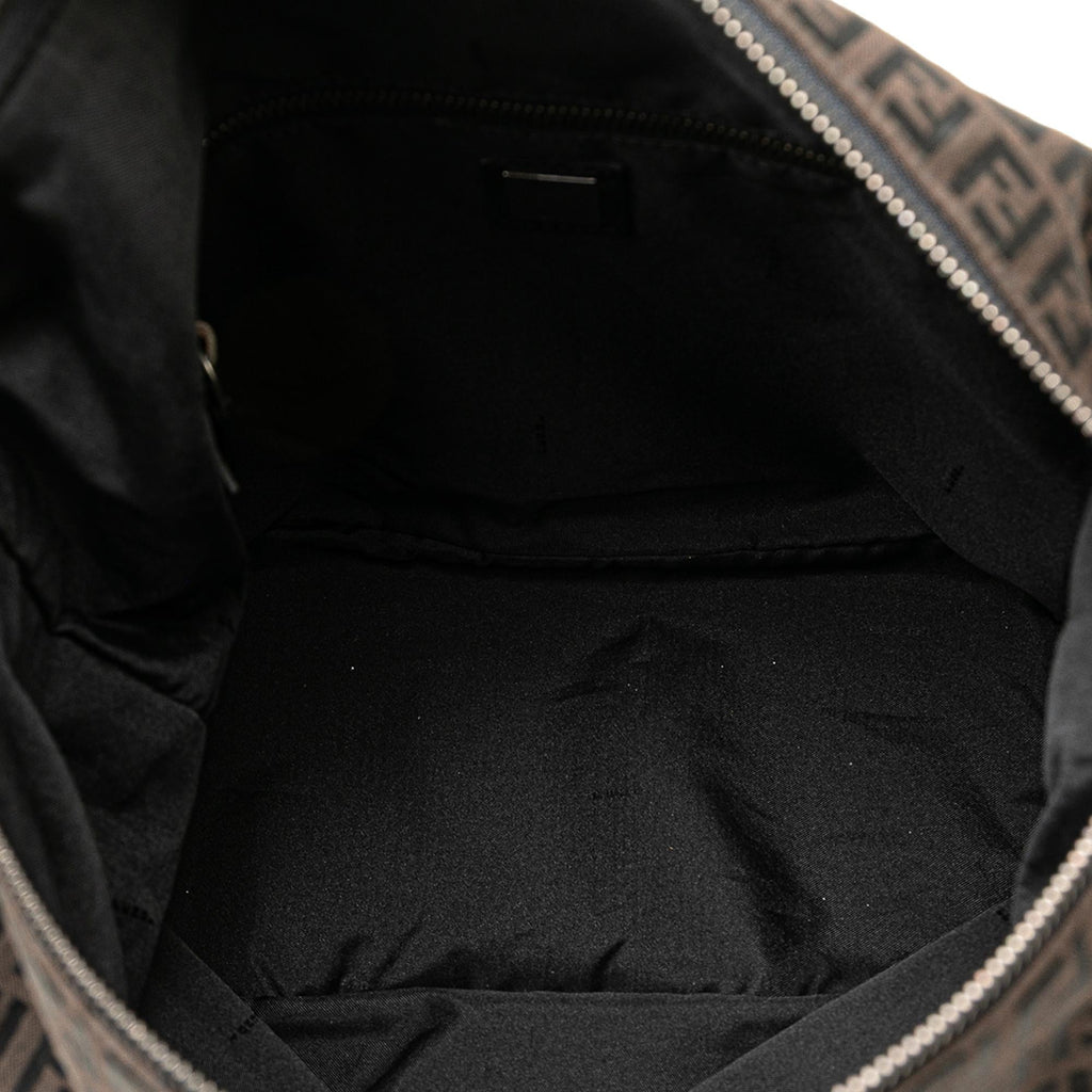 Fendi Zucchino Canvas Shoulder Bag (SHG-JdCSjr)