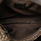 Fendi Zucchino Canvas Shoulder Bag (SHG-P7VQCL)